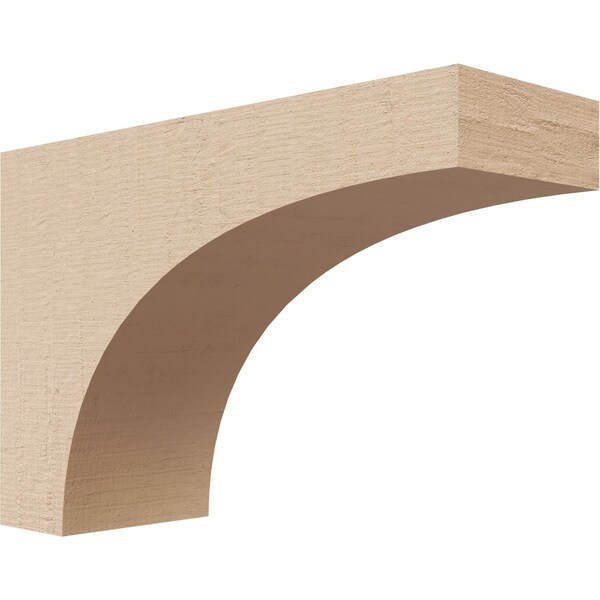 Ekena Millwork 2"W x 6"D x 4"H Classic Huntington Rough Cedar Woodgrain TimberThane Corbel, Primed Tan CORUR02X06X04HUNRCPR - main